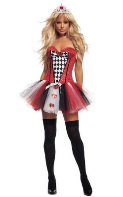 F1494   Feisty Queen of Hearts Costum